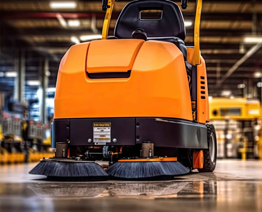 Commercial Floor Cleaner at Warehouse